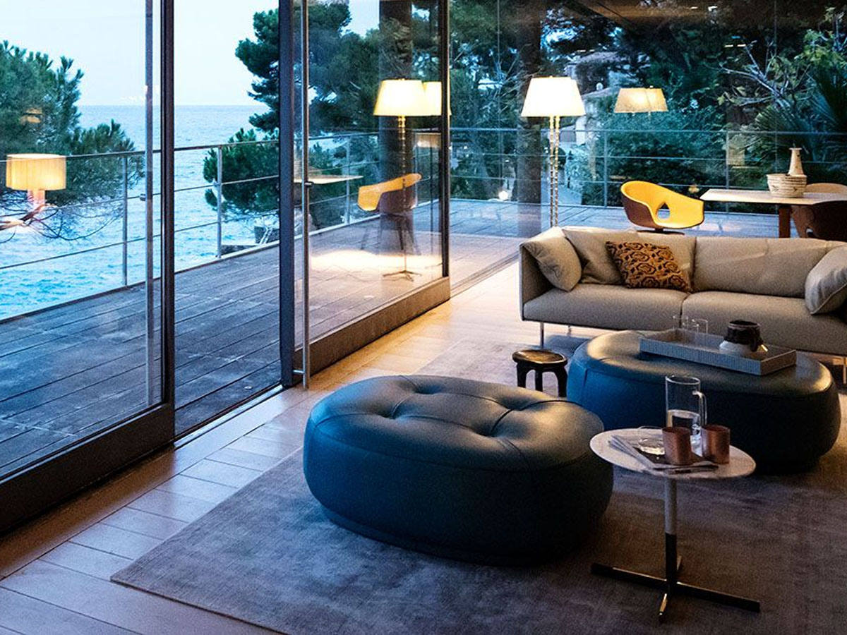 Poltrona Frau Lepli Pouf L 106 Cm