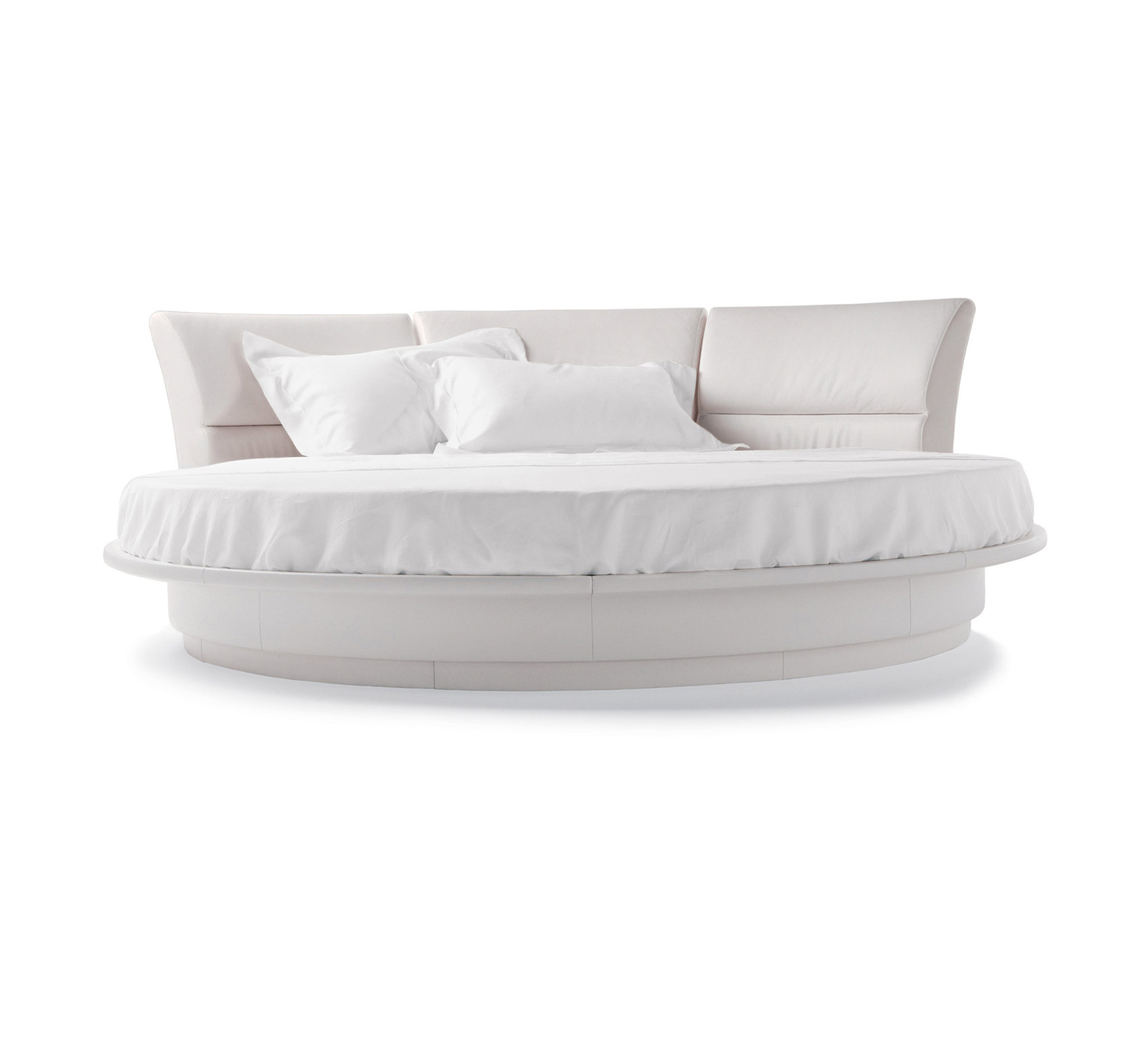 Poltrona Frau Lullaby Due Round Bed Leather Fraur Color System