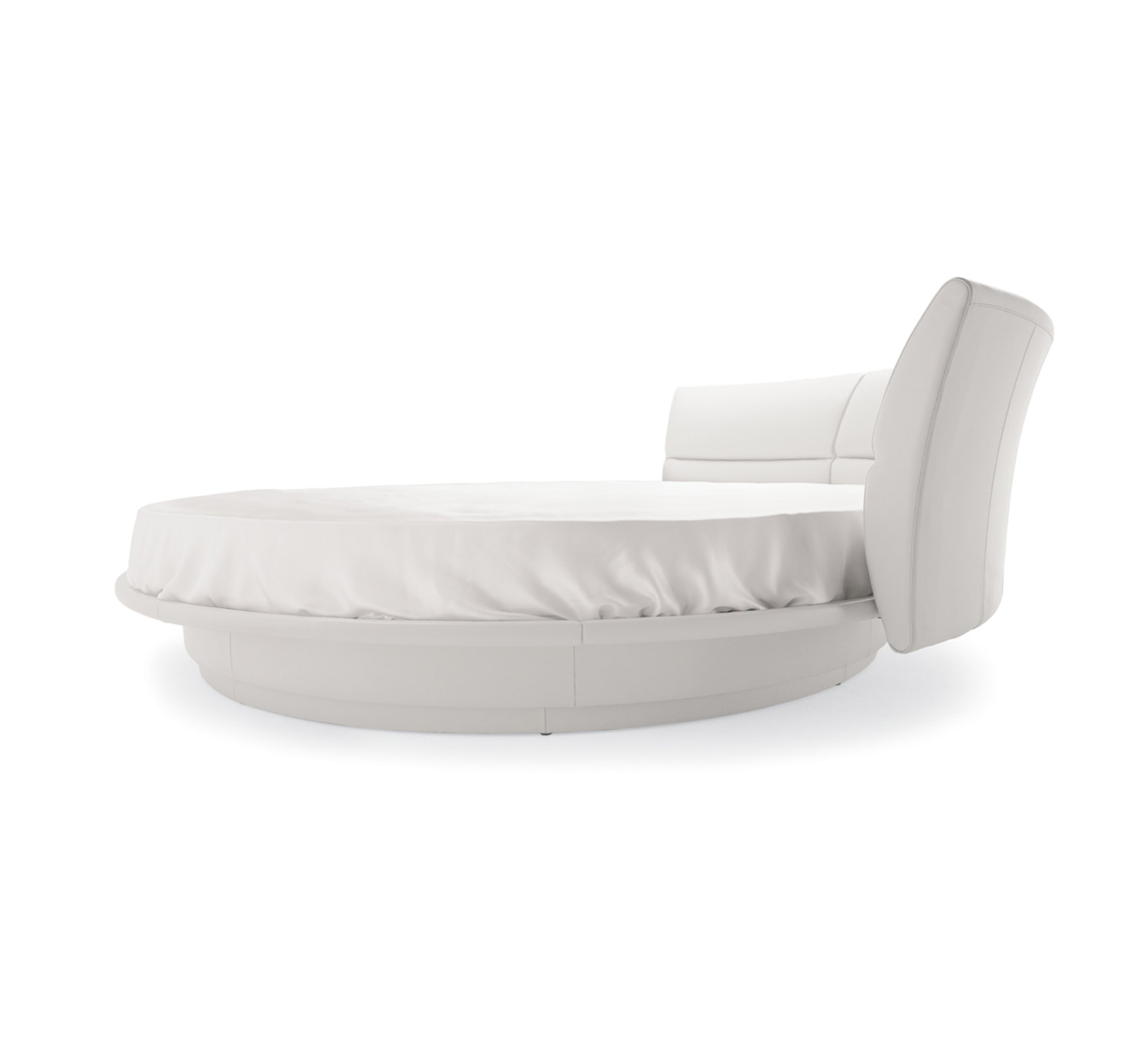 Poltrona Frau Lullaby Due Round Bed Leather Fraur Color System