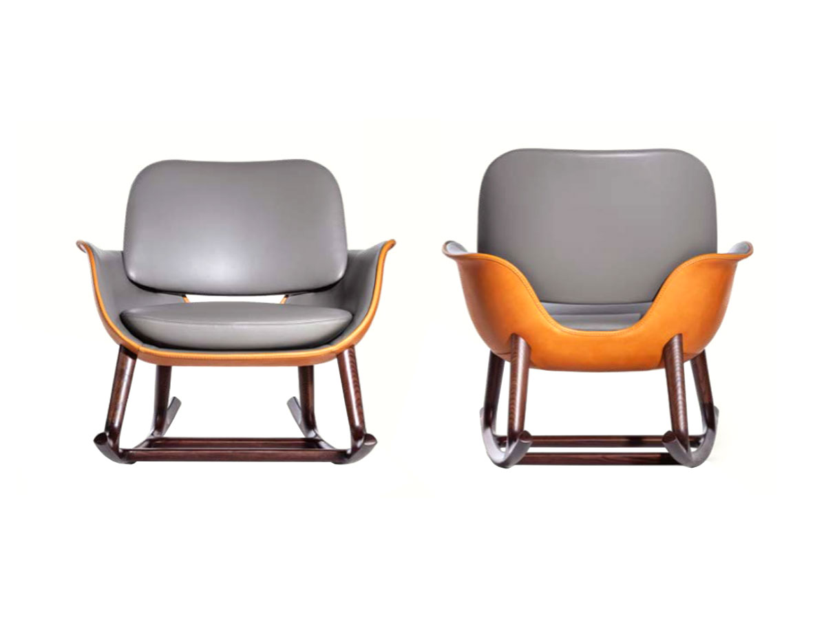 Poltrona Frau Martha Rocking Armchair