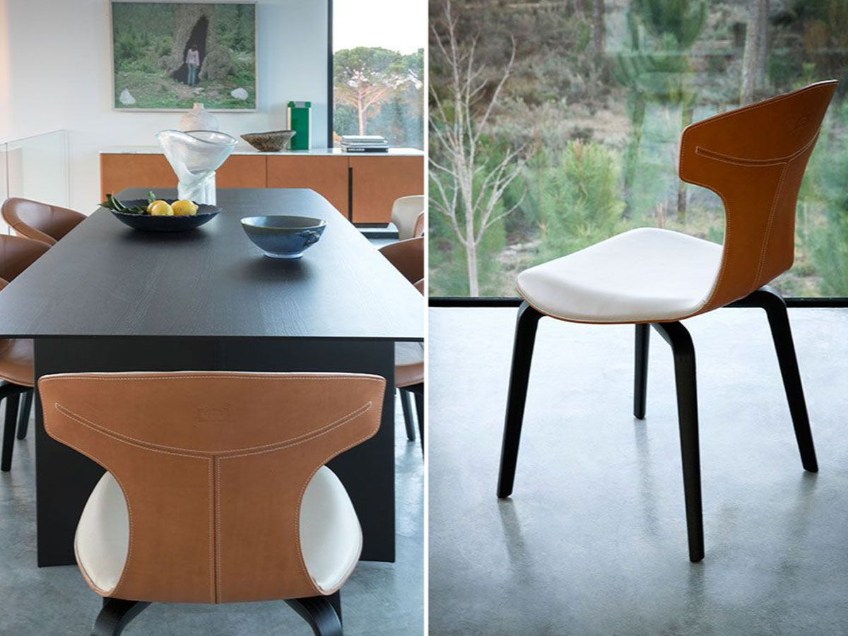 Poltrona Frau Montera Chair Saddle Extra Leather Fraur