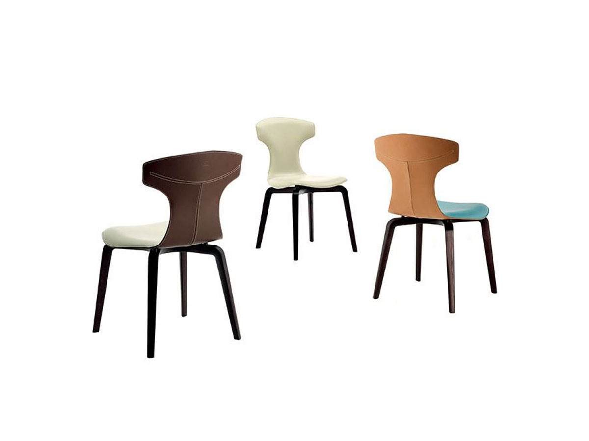Poltrona Frau Montera Chair Saddle Extra Leather Fraur