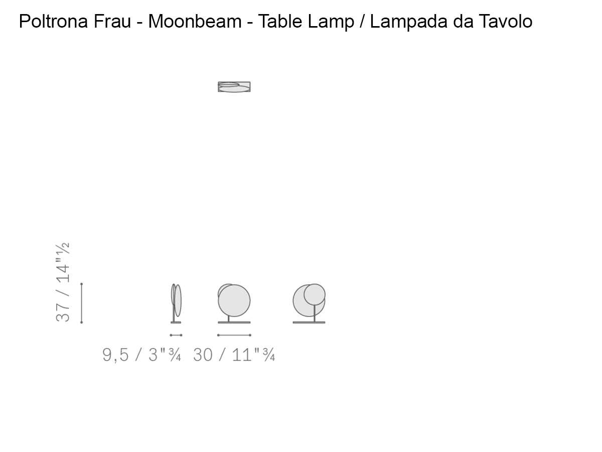 Poltrona Frau Moonbeam Table Lamp