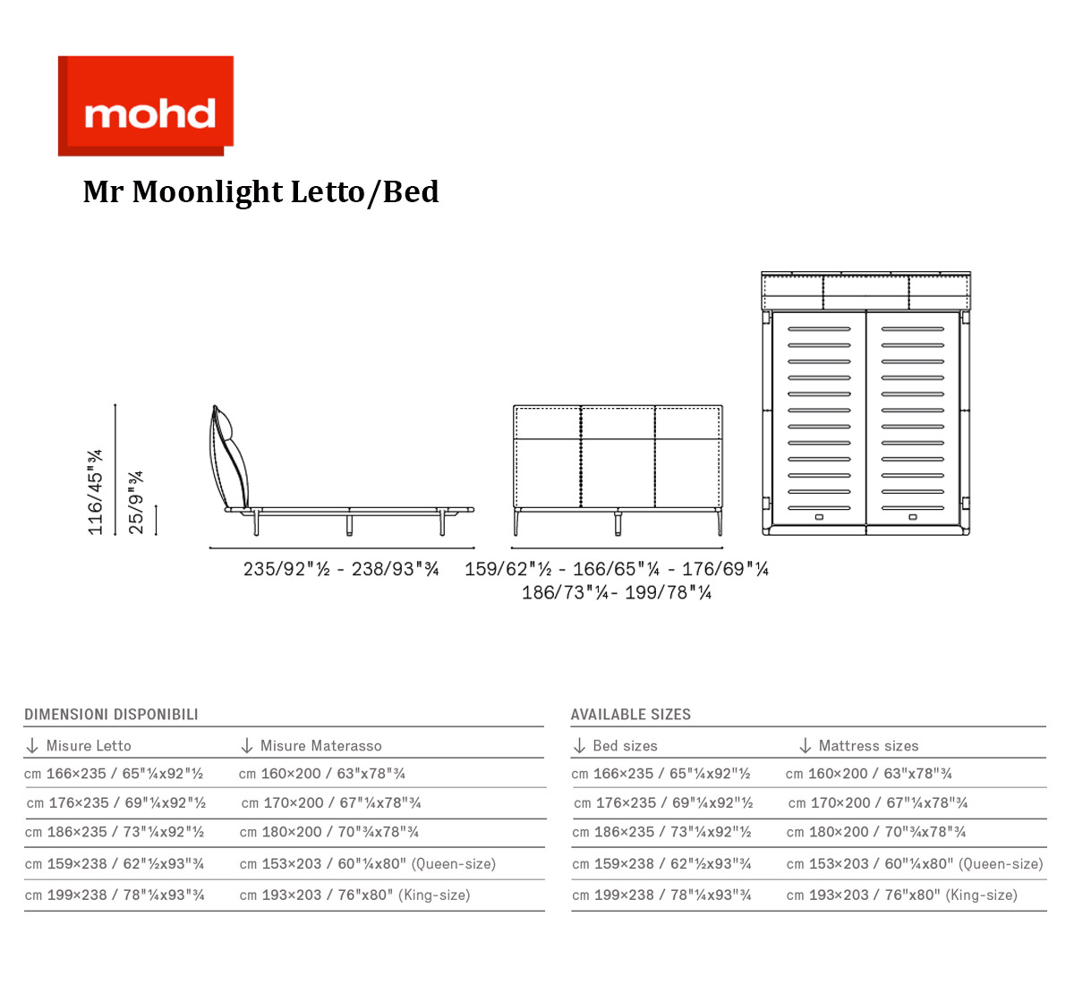 Poltrona Frau Mr Moonlight Bed