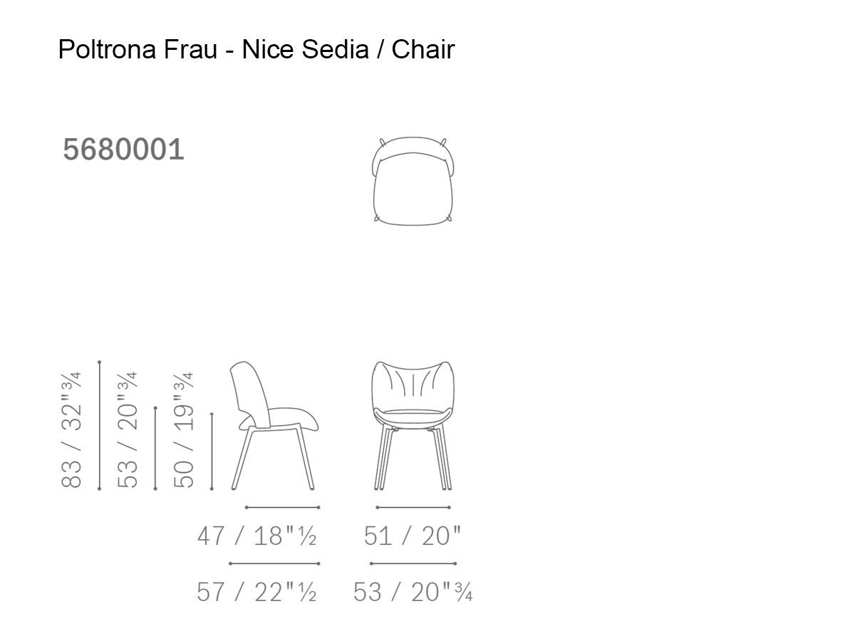 Poltrona Frau Nice Small Armchair