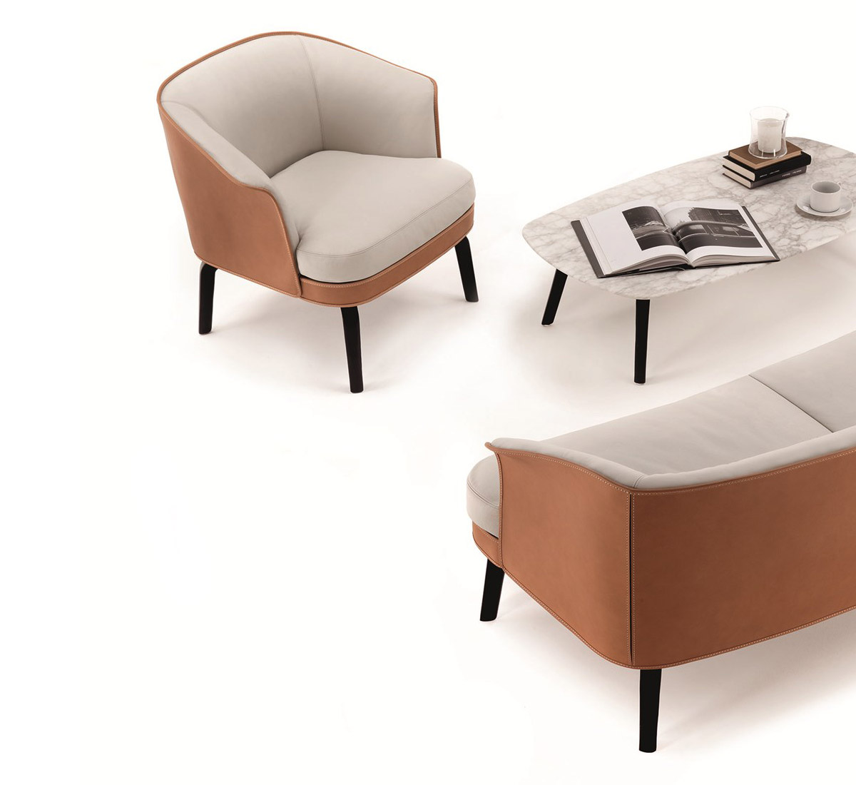 Poltrona Frau Nivola Armchair