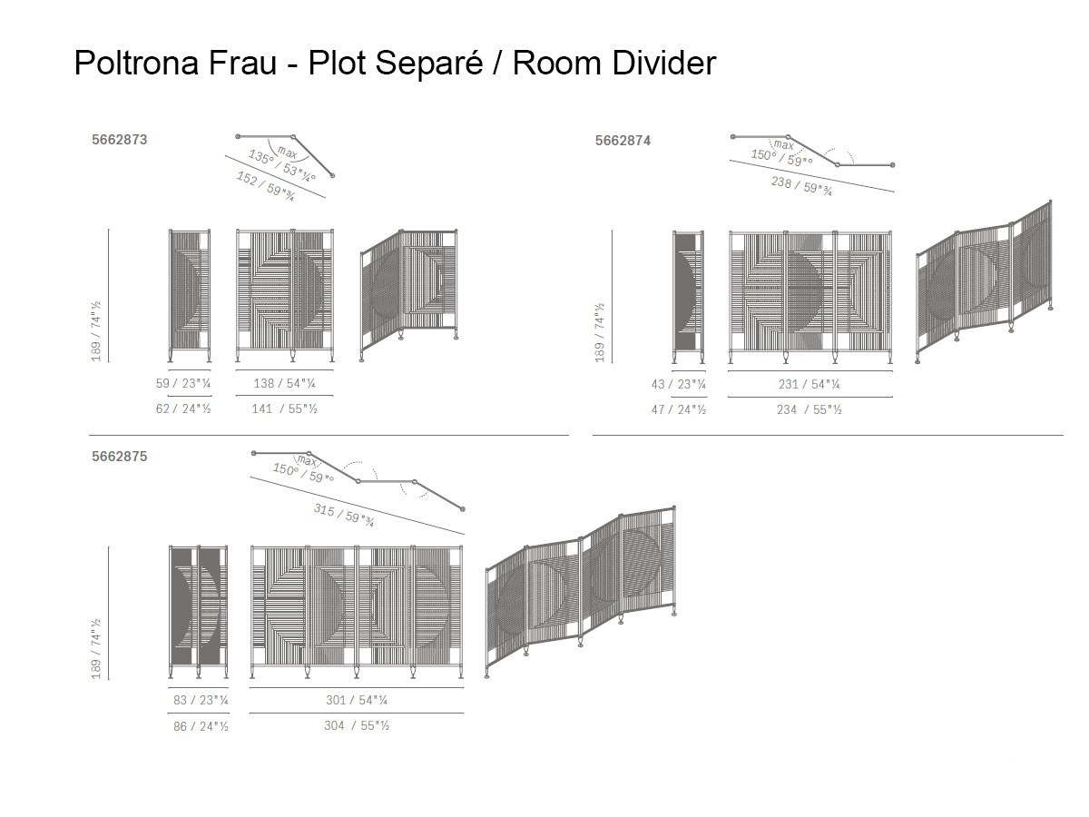 Poltrona Frau Plot Modular Room Dividers