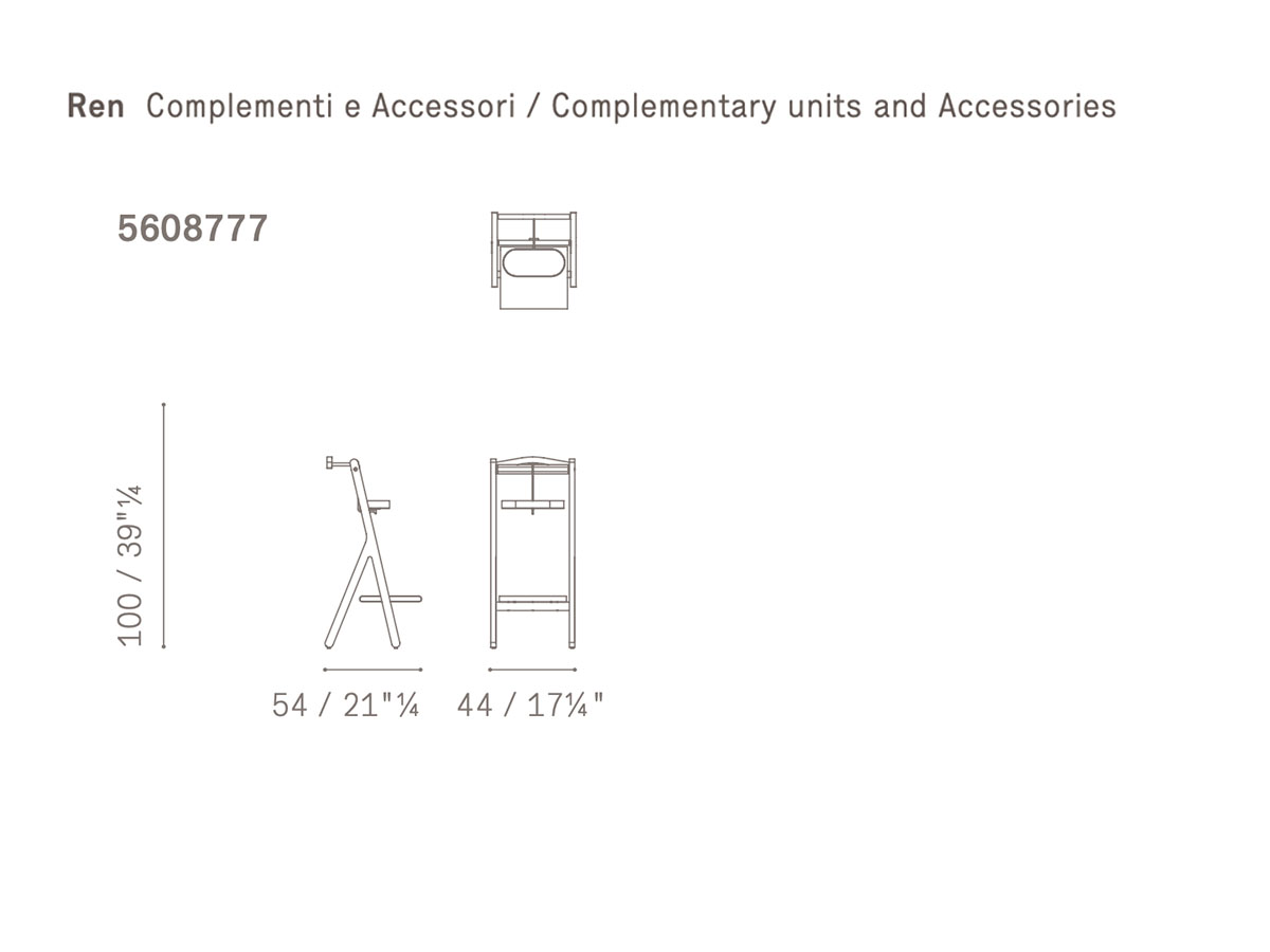 Poltrona Frau Ren Collection Valet Stand