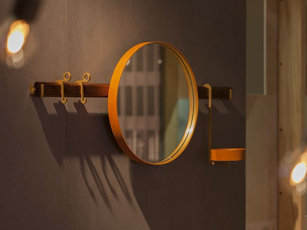 Poltrona Frau Ren Collection Wall Mirror Coat Rack