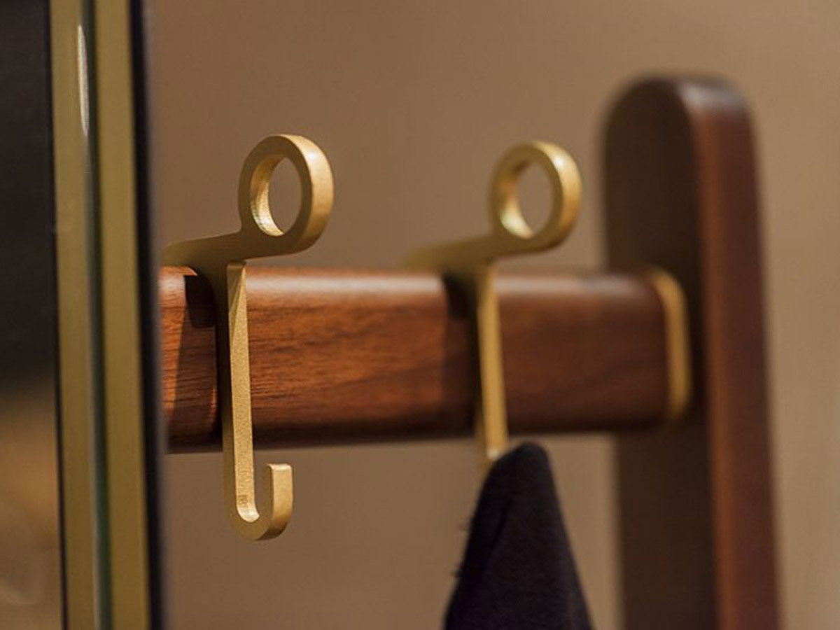 Poltrona Frau Ren Collection Standing Mirror With Hangers