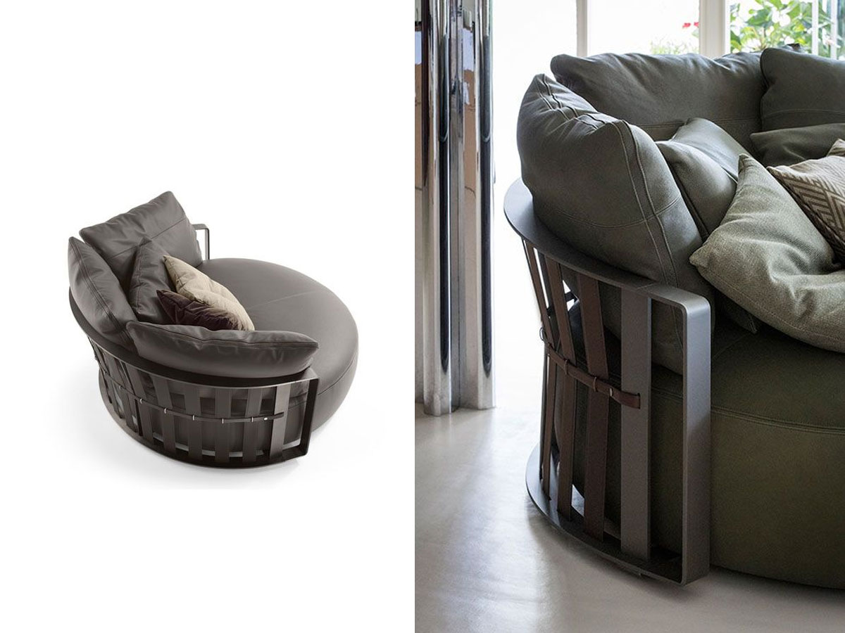 Poltrona Frau Scarlett Round Sofa