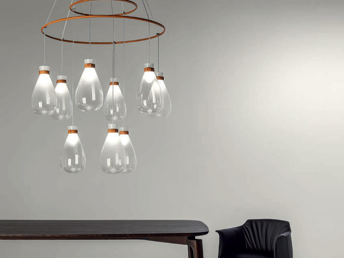 Poltrona Frau Soffi Chandelier Suspension Lamp
