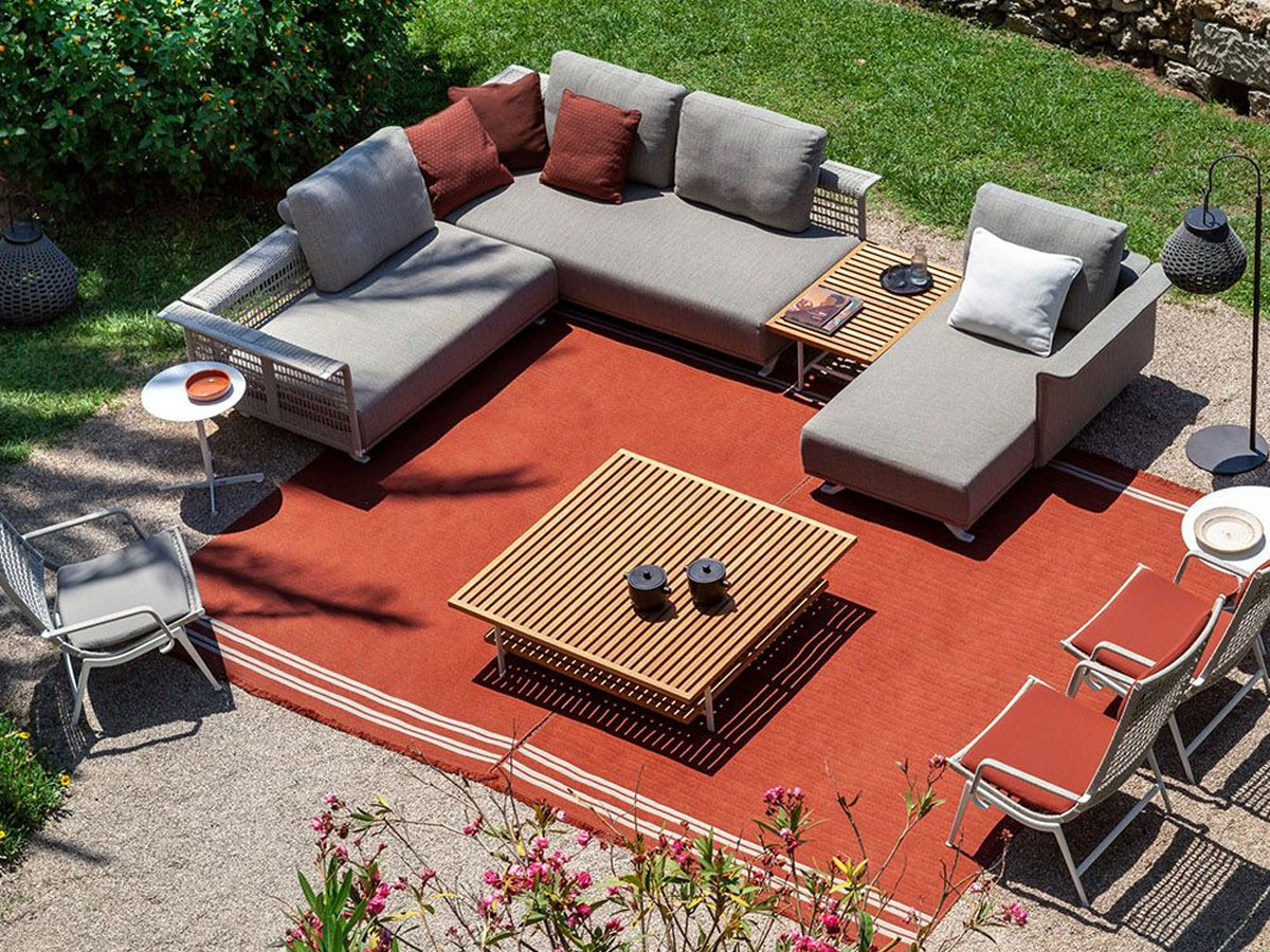 Poltrona Frau Solaria Outdoor Coffee Table With Double Top 120x120