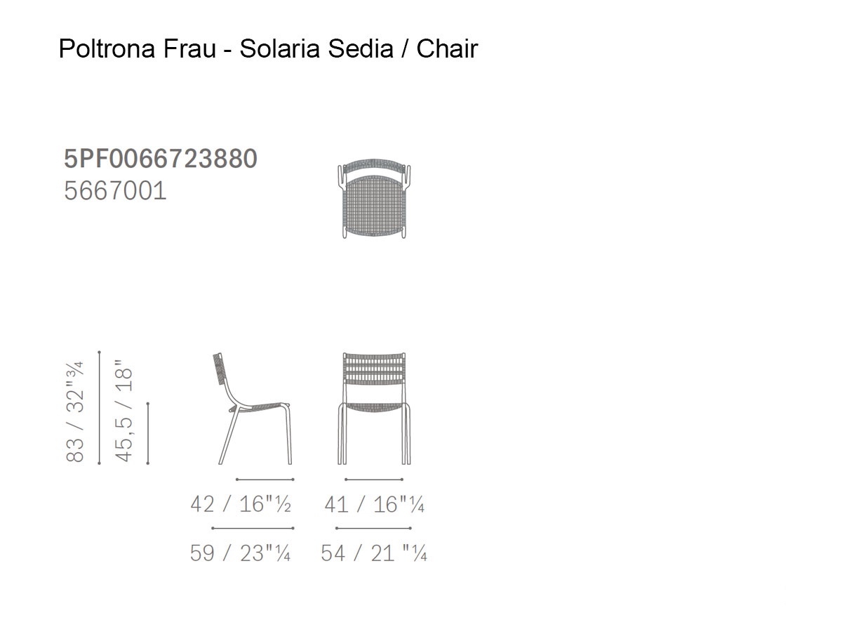 Poltrona Frau Solaria Outdoor Chair