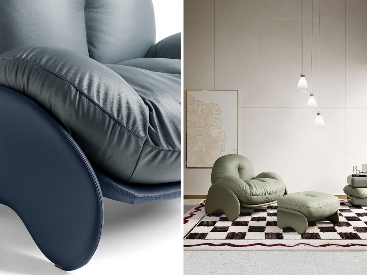 Poltrona Frau Squash Armchair