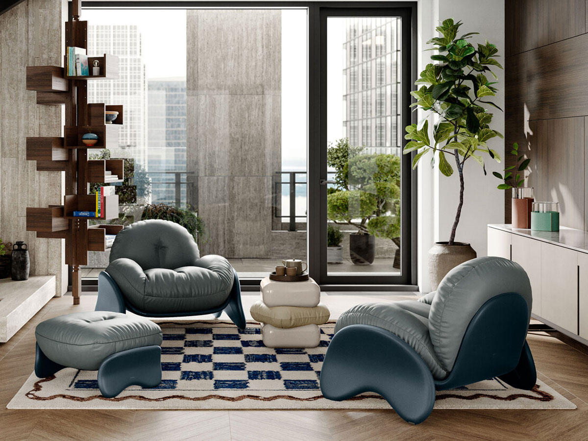 Poltrona Frau Squash Armchair
