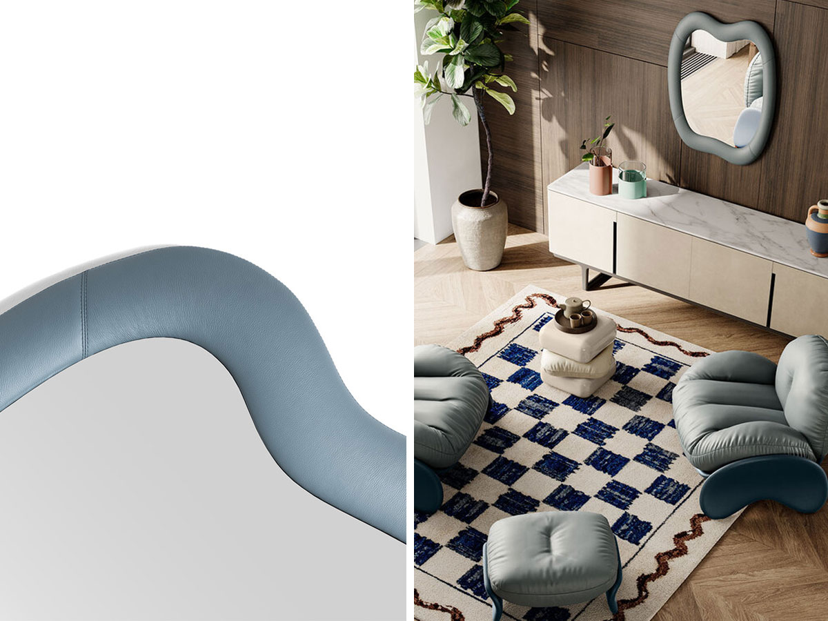 Poltrona Frau Squash Wall Mirror