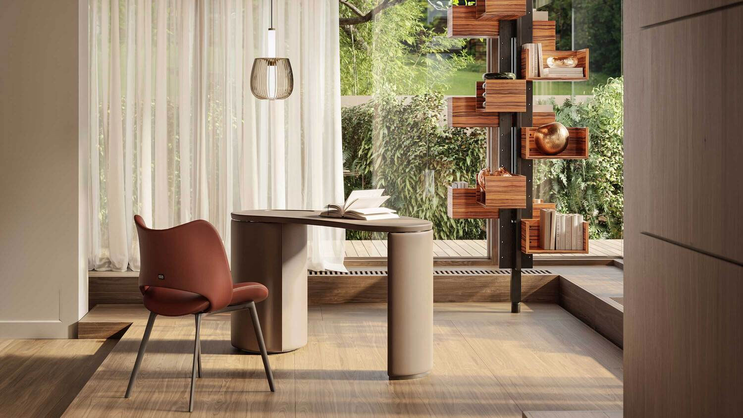 Poltrona Frau Stockn Roll Vanity Table