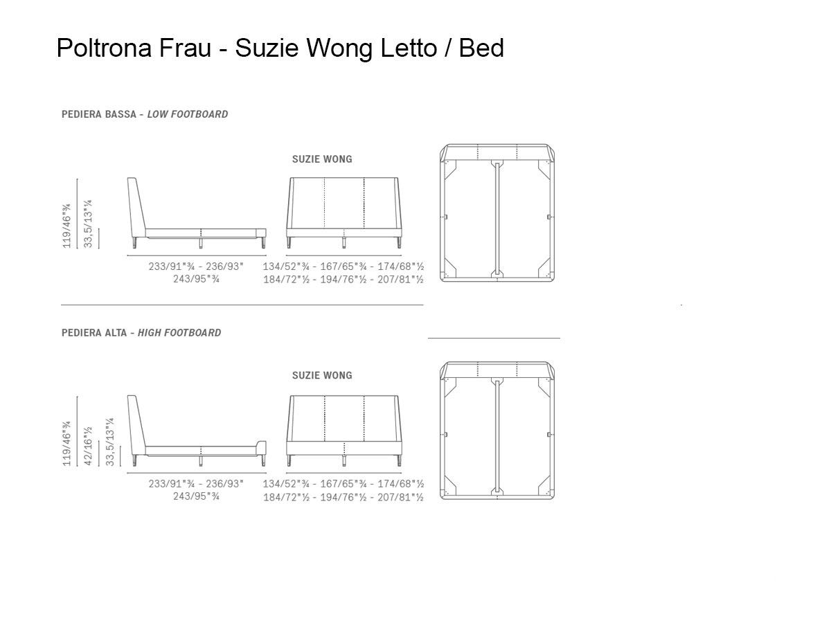 Poltrona Frau Suzie Wong Bed
