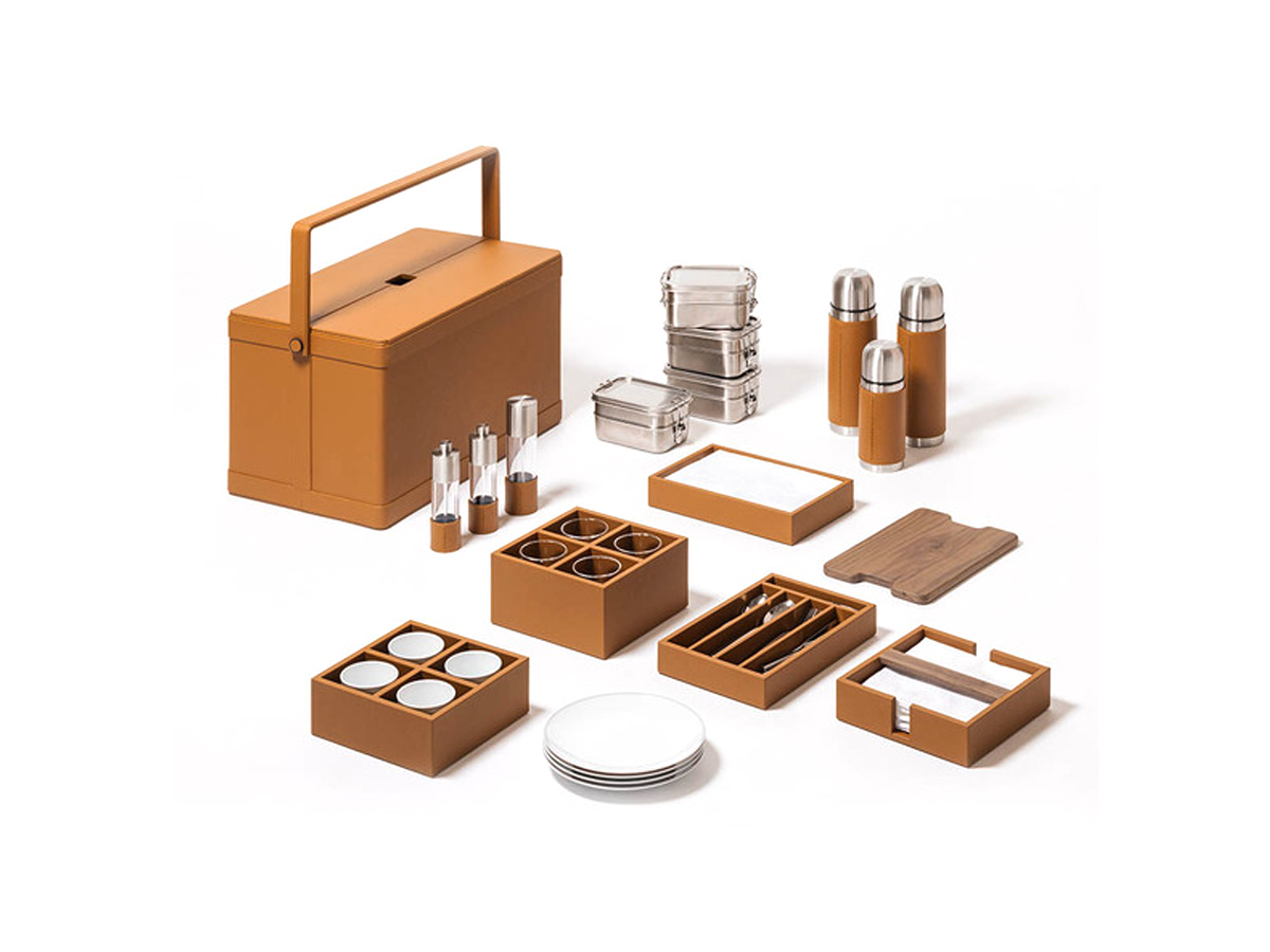 Poltrona Frau Tableware Collection Picnic Basket