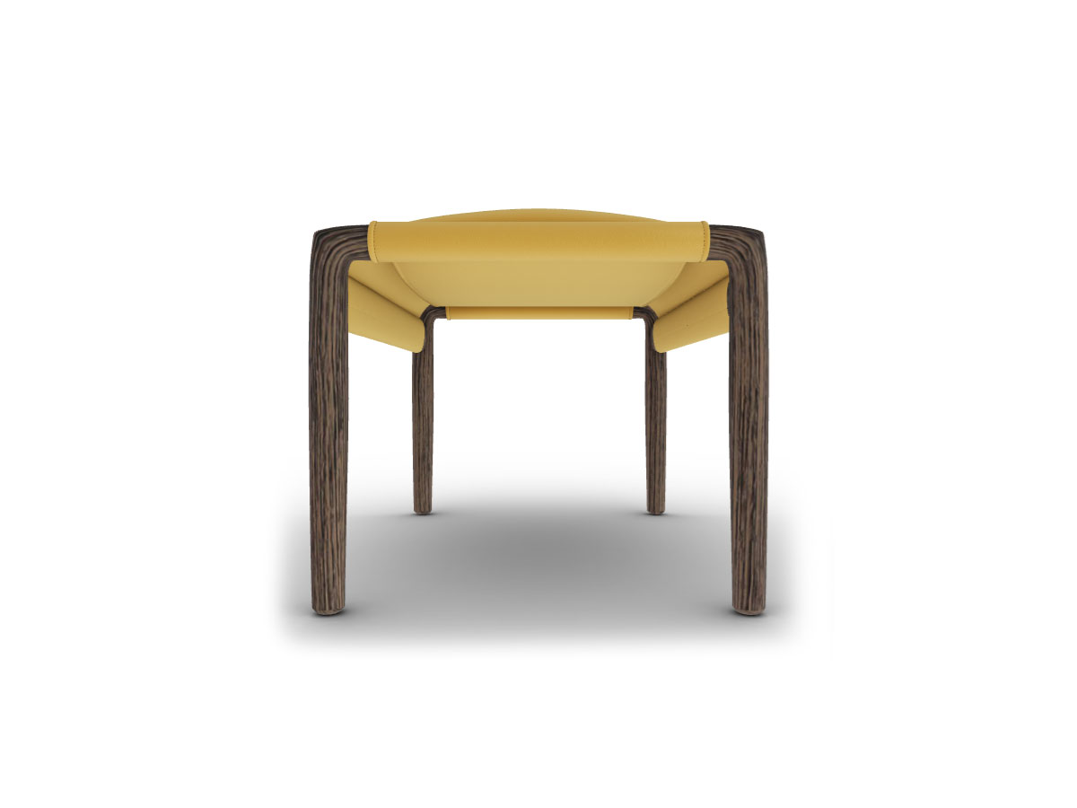 Poltrona Frau Times Lounge Pouf Sc 136 Ginger Bread Wenge Stained Ash