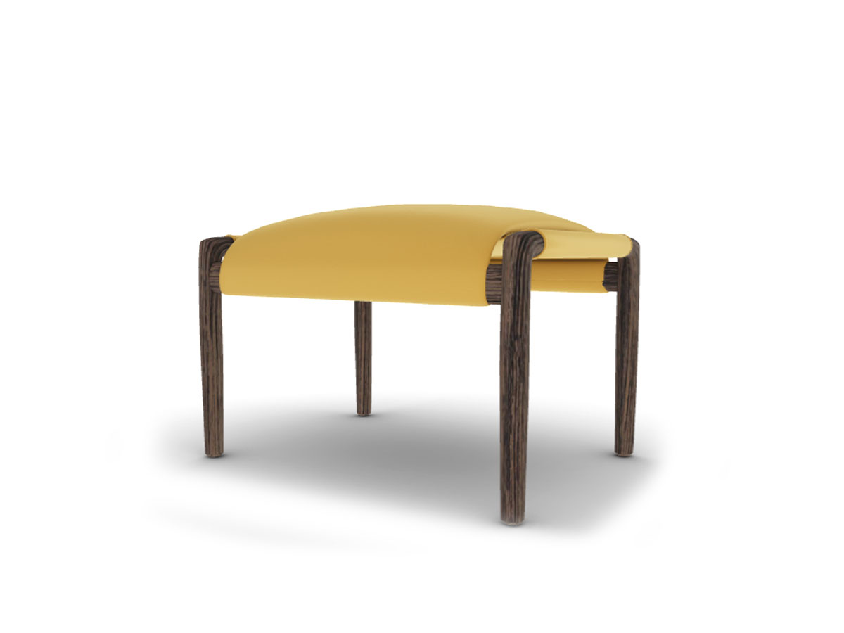 Poltrona Frau Times Lounge Pouf Sc 136 Ginger Bread Wenge Stained Ash