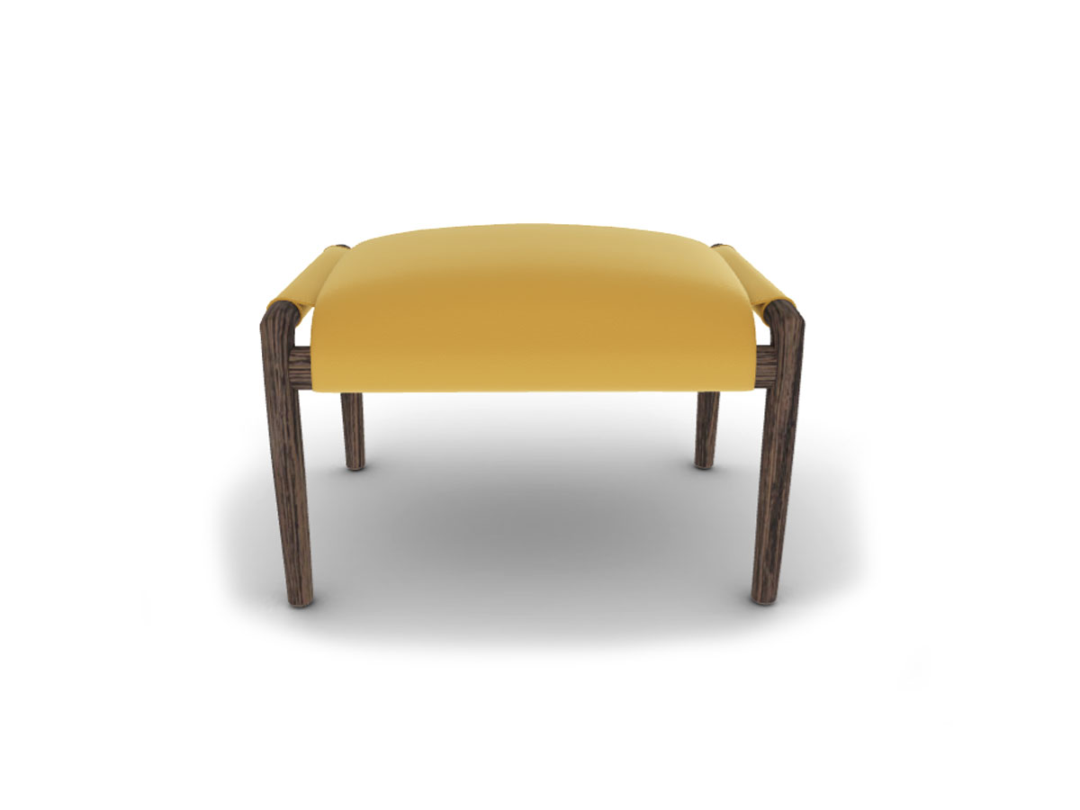 Poltrona Frau Times Lounge Pouf Sc 136 Ginger Bread Wenge Stained Ash