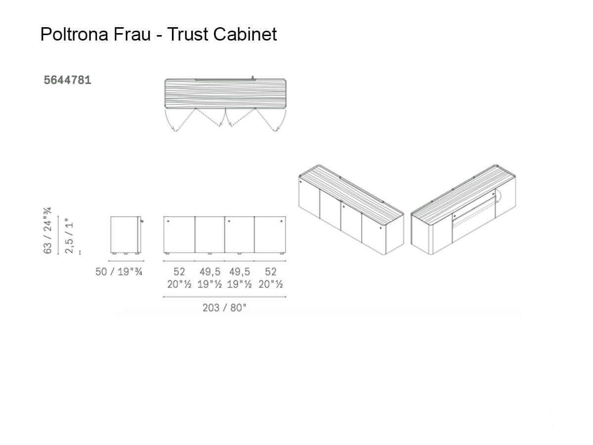 Poltrona Frau Trust Cabinet