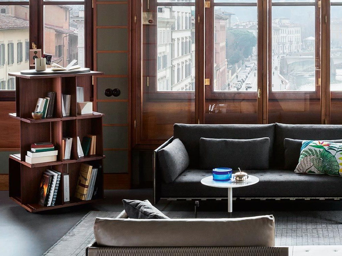 Poltrona Frau Turner Swivel Bookcase