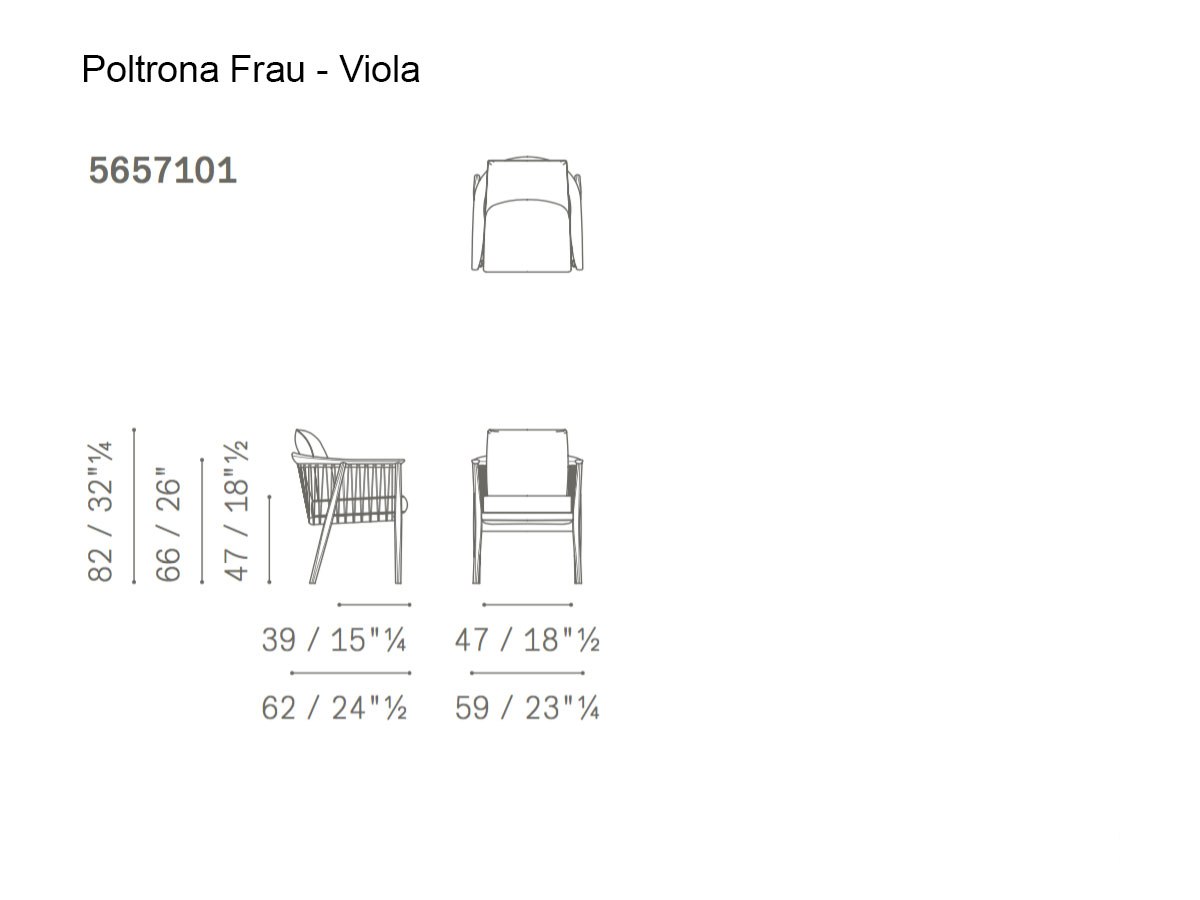Poltrona Frau Viola Chair