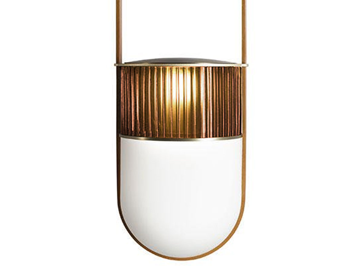 Poltrona Frau Xi Composition F Suspension Lamp Amber Camello