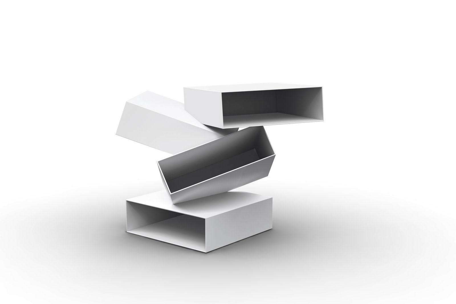 Porro Balancing Boxes White
