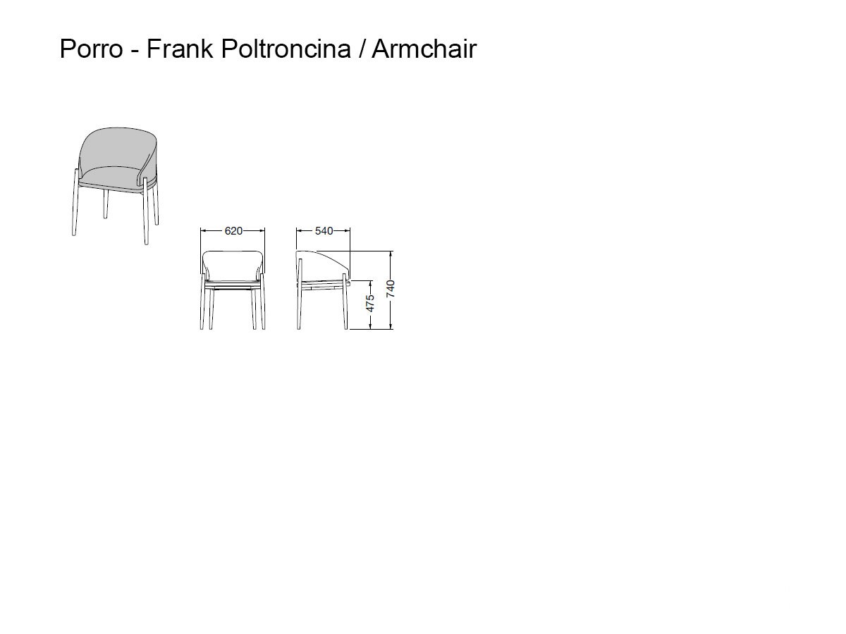 Porro Frank Chair
