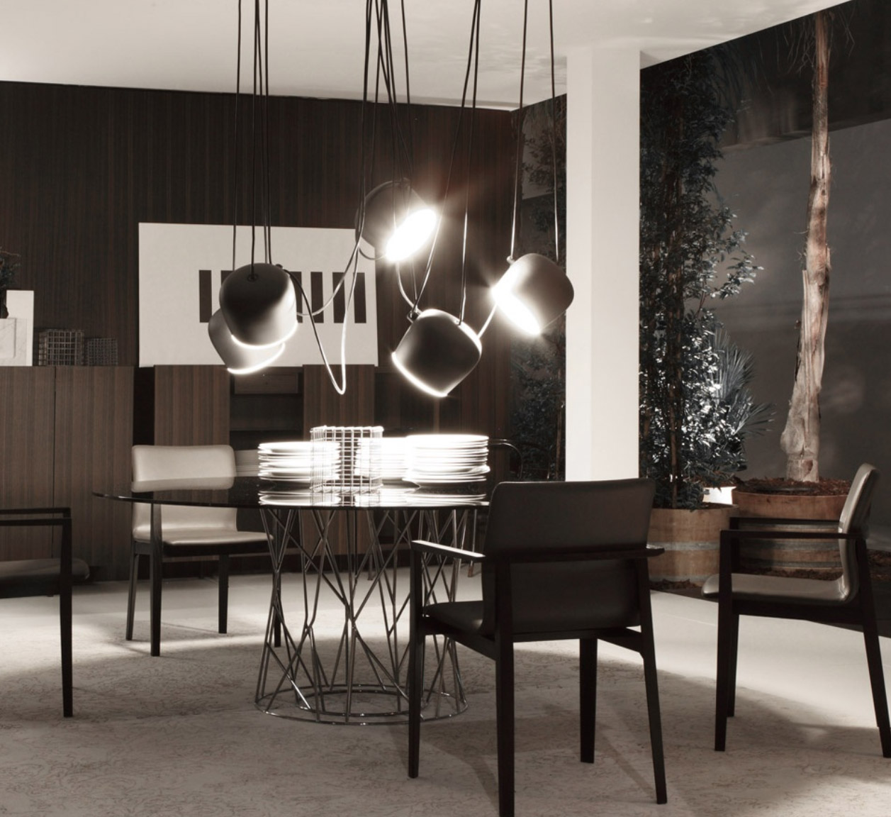 Porro Garda Armchair Leather Black