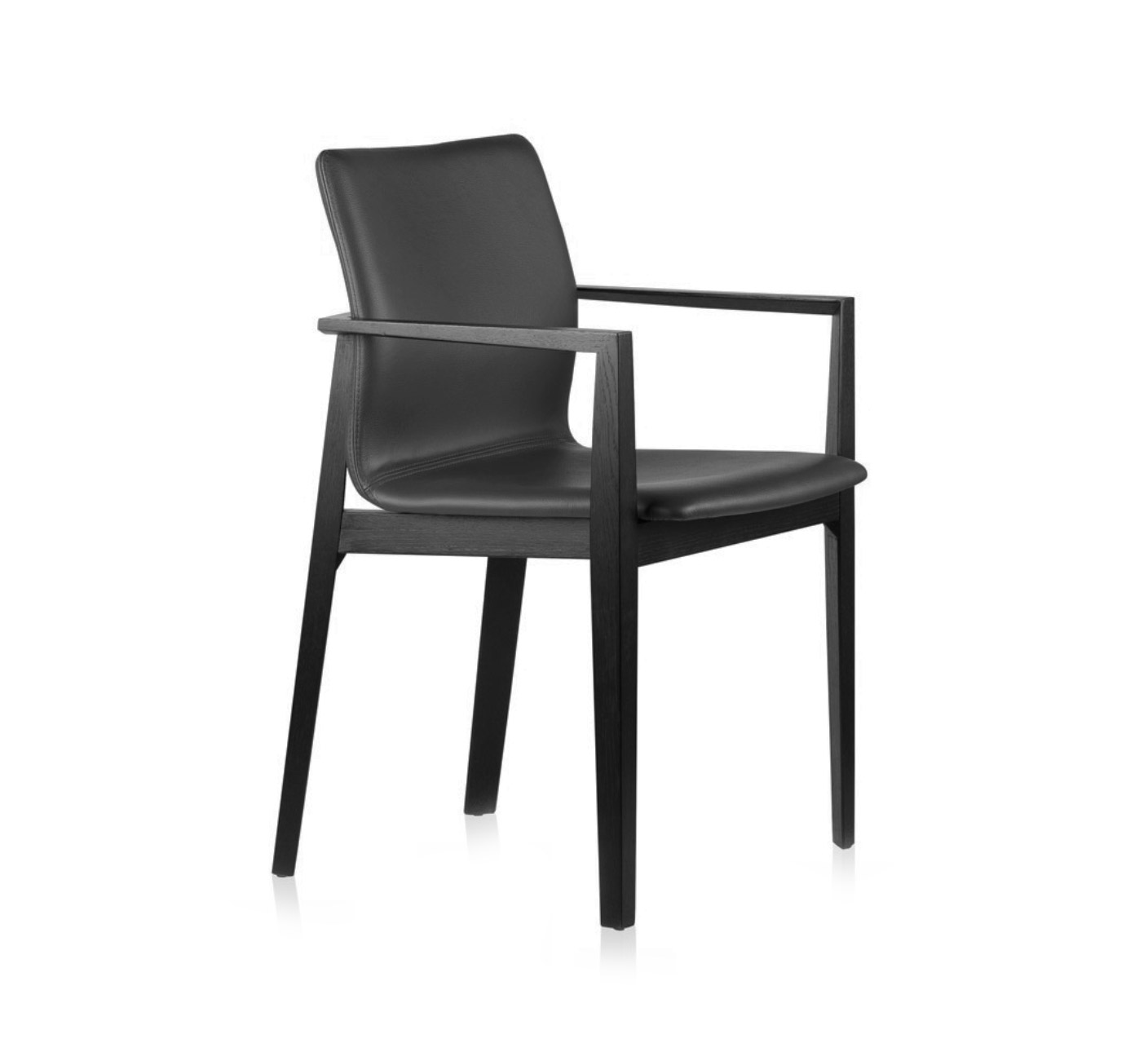Porro Garda Armchair Leather Black