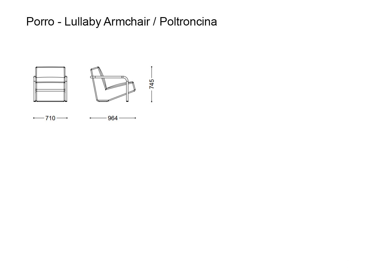Porro Lullaby Armchair