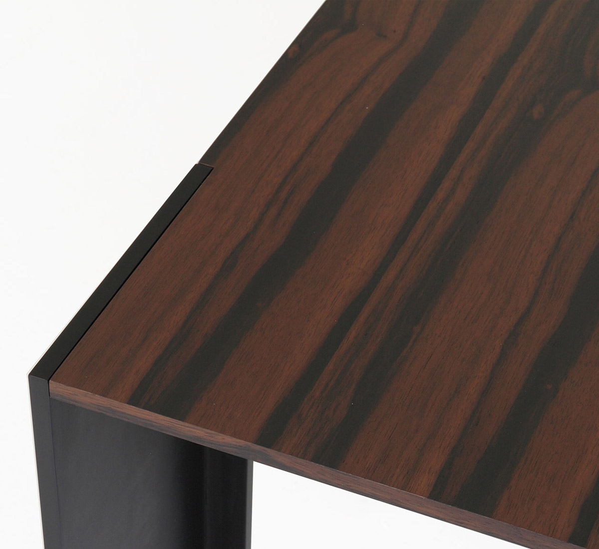 Porro Metallico Table With Wood Top