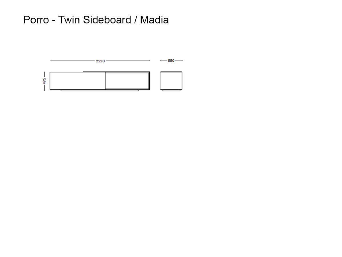 Porro Twin Sideboard