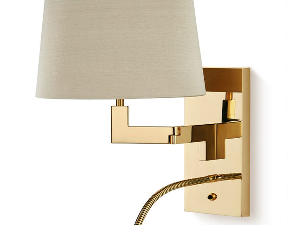 Porta Romana Bedside Swl05 Wall Lamp Polished Brass