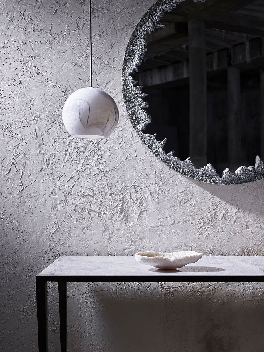 Porta Romana Crater Wall Mirror