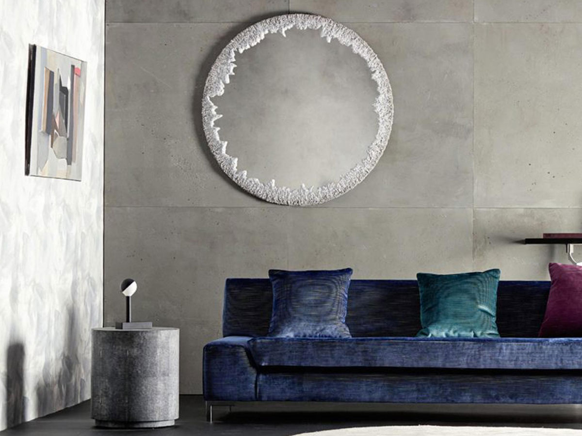 Porta Romana Crater Wall Mirror