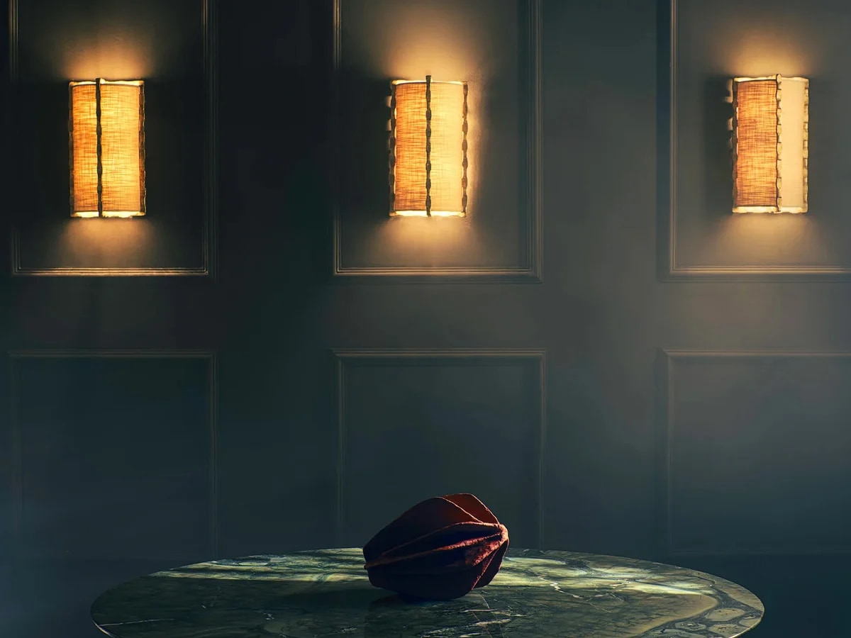 Porta Romana Giacometti Wall Lamp Small Gold Finish