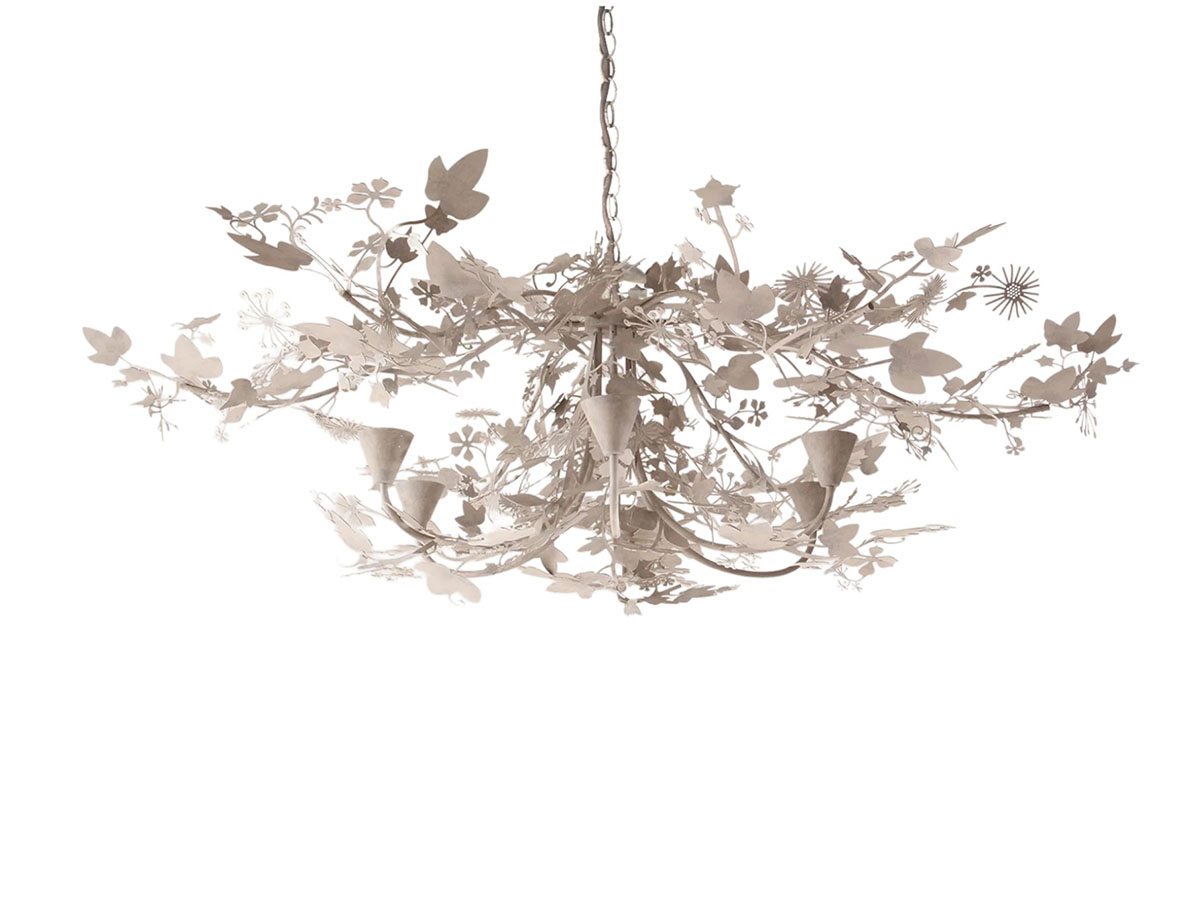 Porta Romana Ivy Shadow Large Suspension Lamp With Chain
