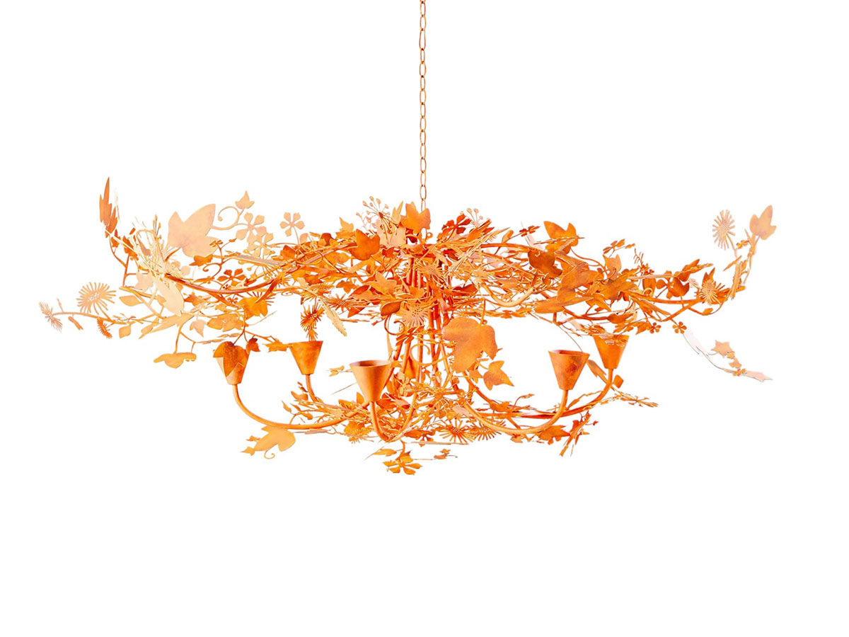 Porta Romana Ivy Shadow Large Suspension Lamp With Chain
