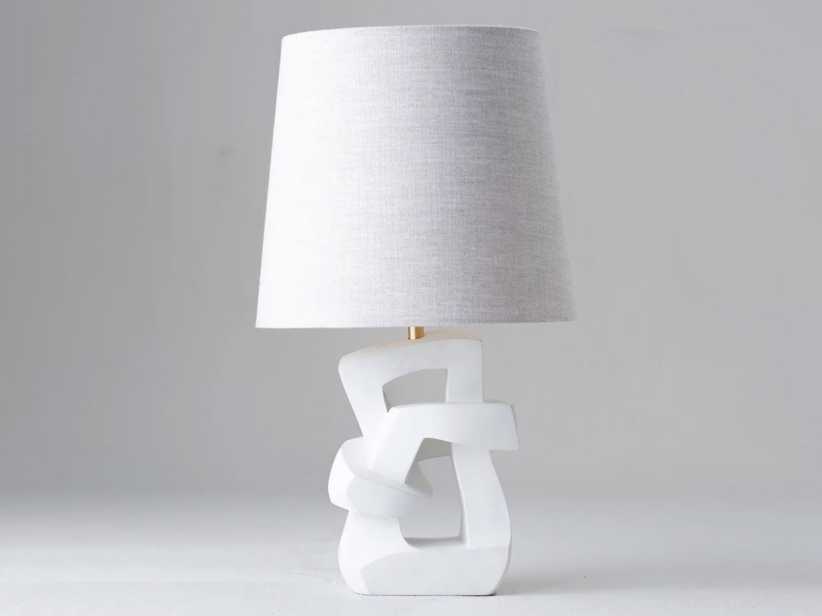 Porta Romana Knot Vlb25 Table Lamp With Bongo Lampshade
