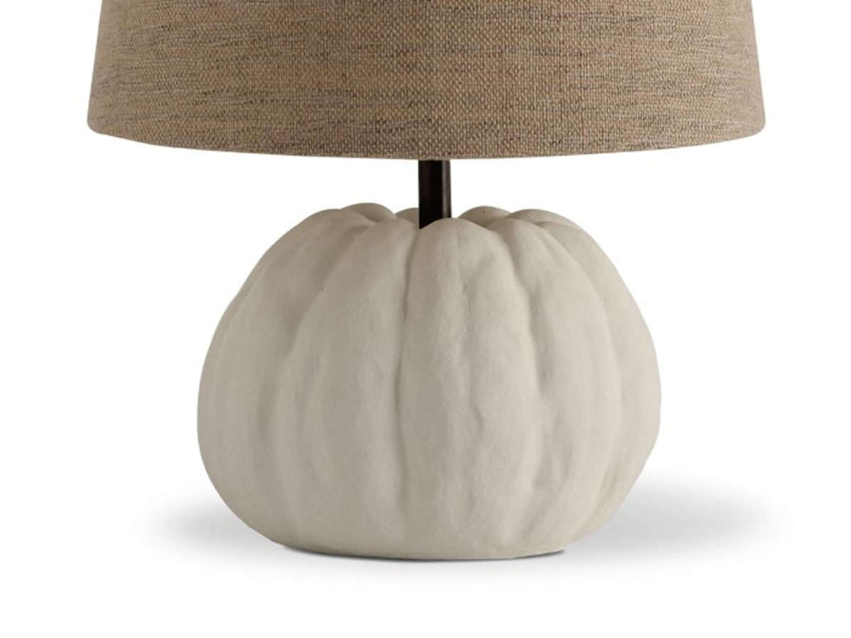 Porta Romana Pumpkin Clb32 Table Lamp Plaster White