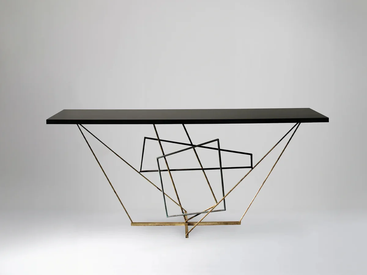 Porta Romana Rhomboid Console Table