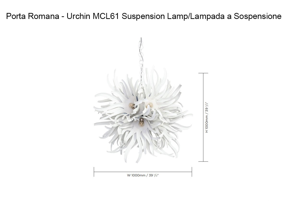 Porta Romana Urchin Mcl61 Suspension Lamp