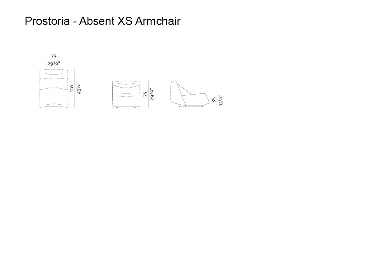 Prostoria Absent Xs Armchair