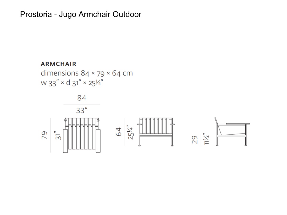 Prostoria Jugo Armchair Outdoor
